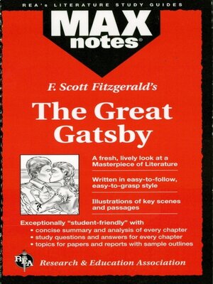 cover image of Great Gatsby, the (MAXNotes Literature Guides)